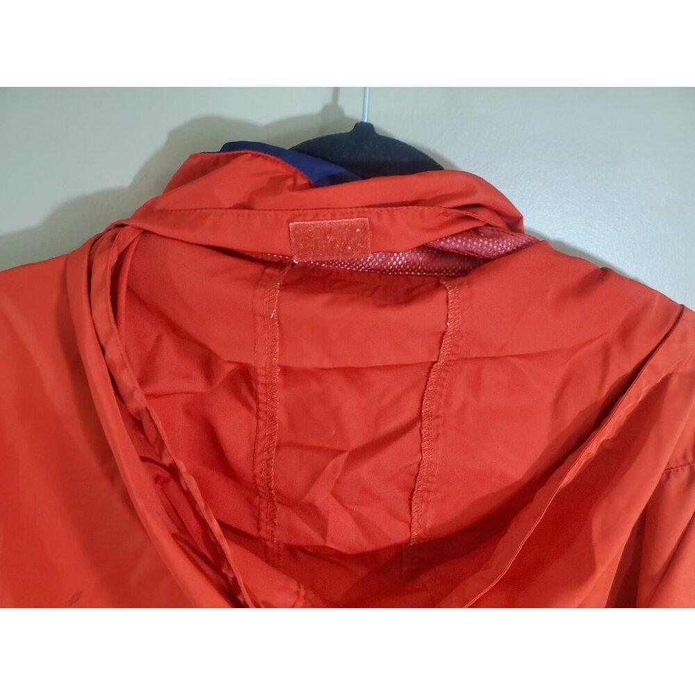 Eddie Bauer Red Lightweight Nylon Jacket Sz L Gorpcore Outdoors Hiking Camping - Picture 9 of 12